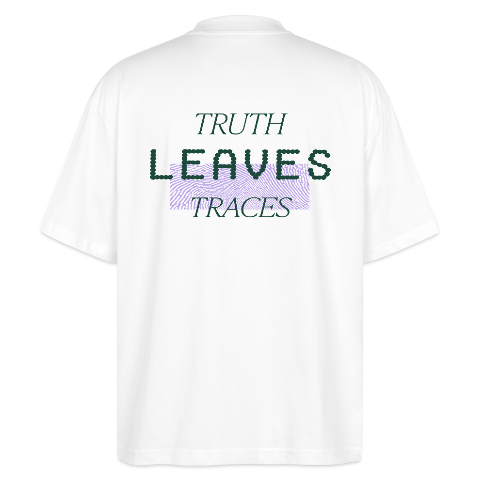 Truth Leaves Traces Shirt weiß - white
