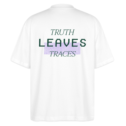 Truth Leaves Traces Shirt weiß - white