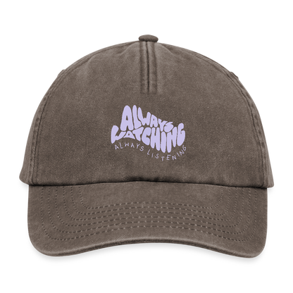 Always Watching Denim Cap - vintage brown