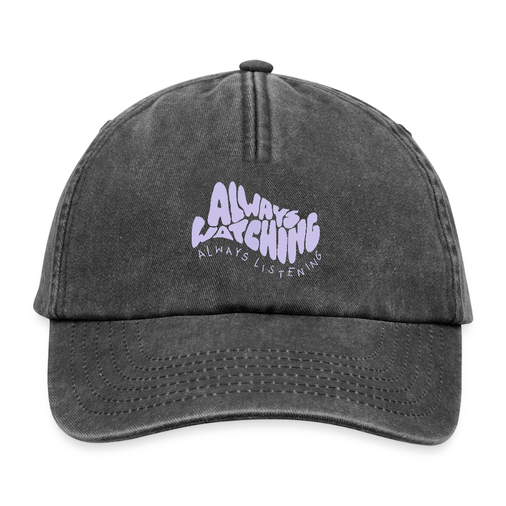Always Watching Denim Cap - vintage black