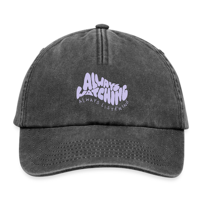 Always Watching Denim Cap - vintage black