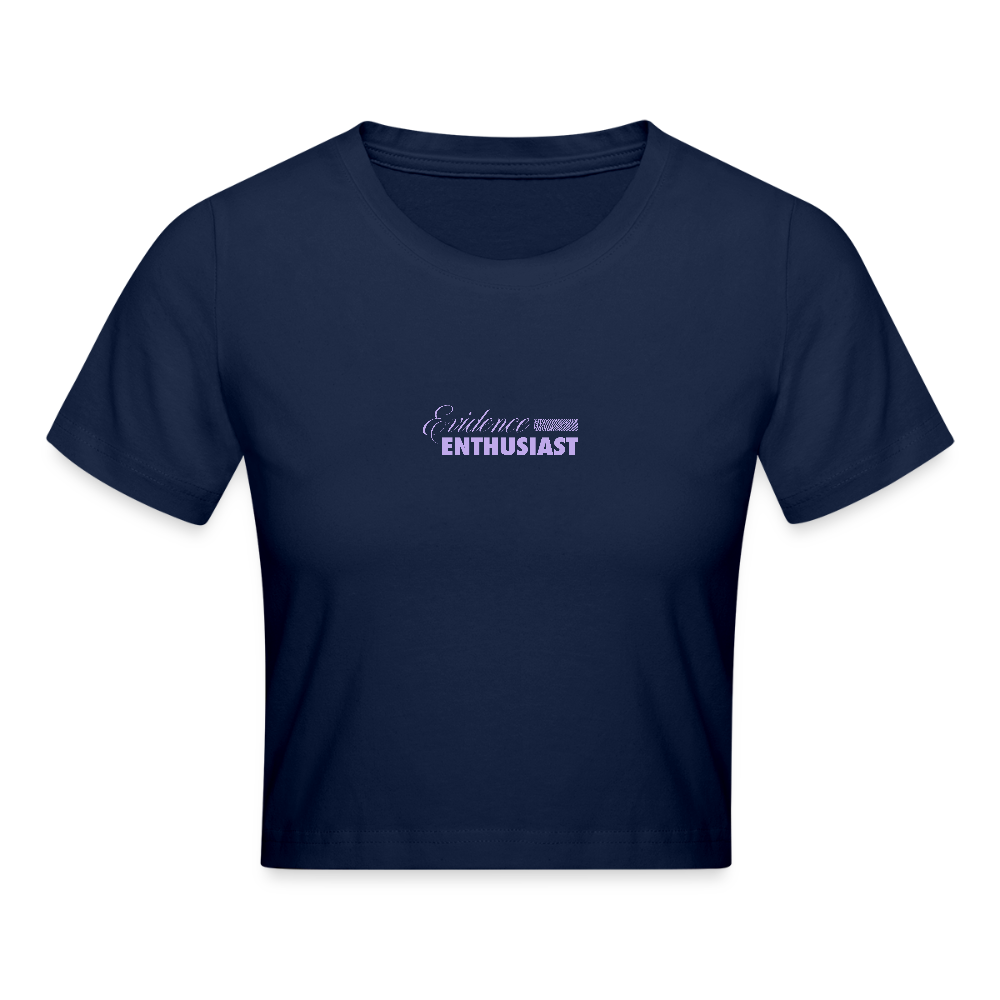 Evidence Enthusiast Baby Tee - light navy