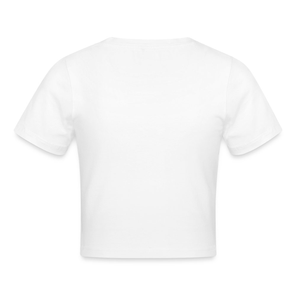 True Crime Before 9 Baby Tee - white