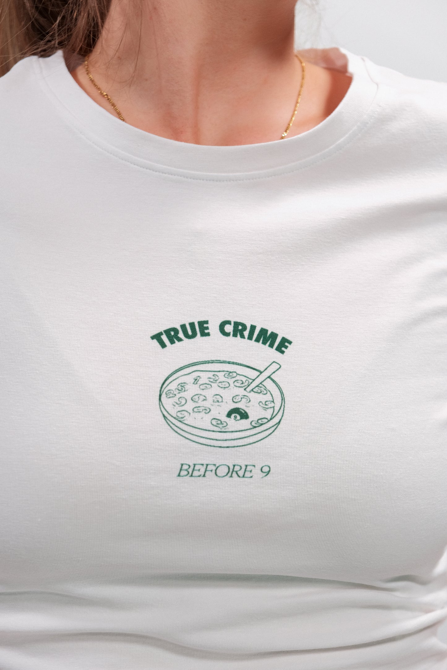 True Crime Before 9 Baby Tee