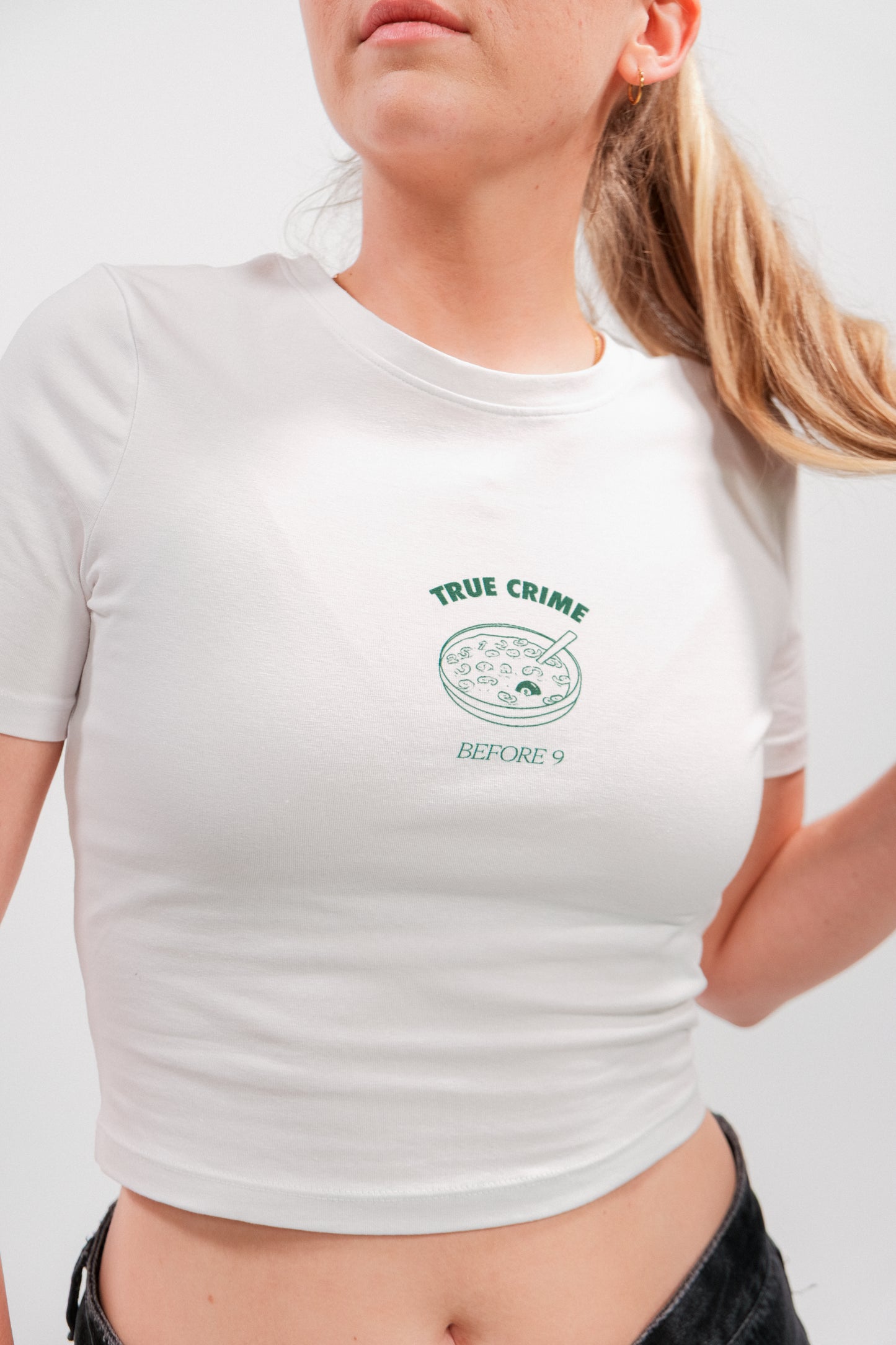 True Crime Before 9 Baby Tee